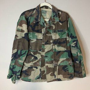 US Marines Field Jacket Dark Green Camo
